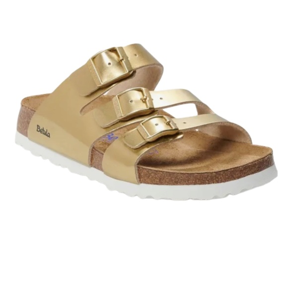 Birkenstock Shoes Betula By Birkenstock Leo Gold Metallic Buckle — free download